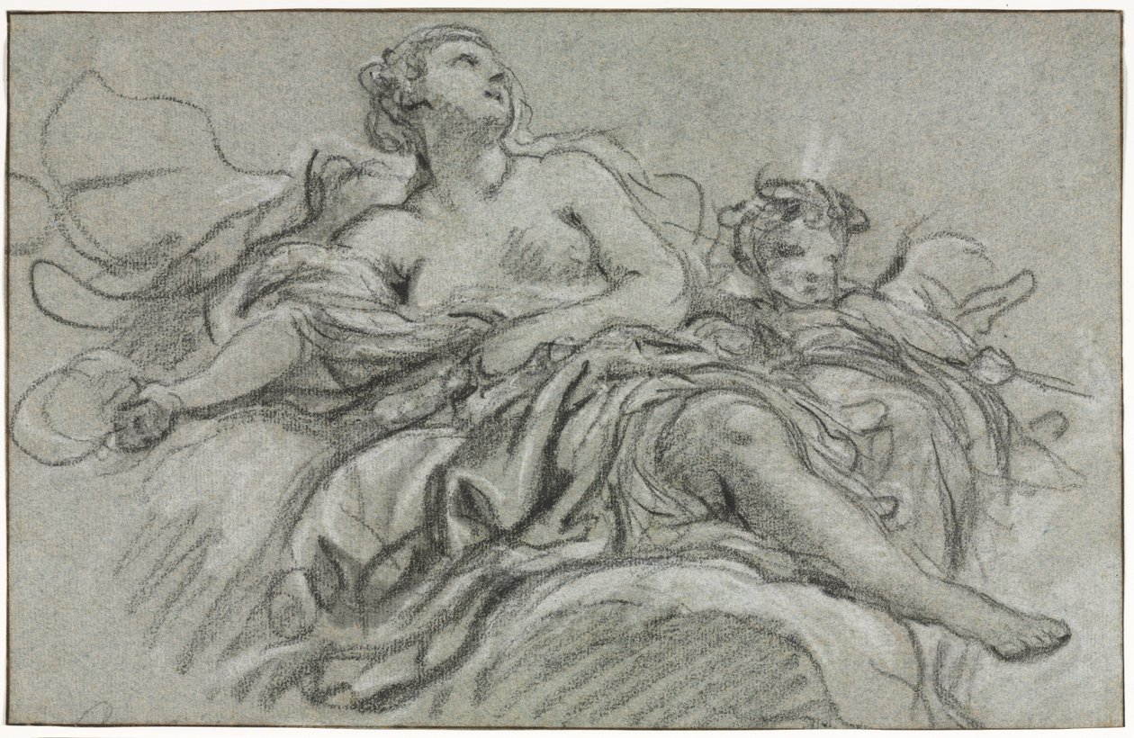 Venus y Cupido, segundo o tercer cuarto del siglo XVIII de François Boucher