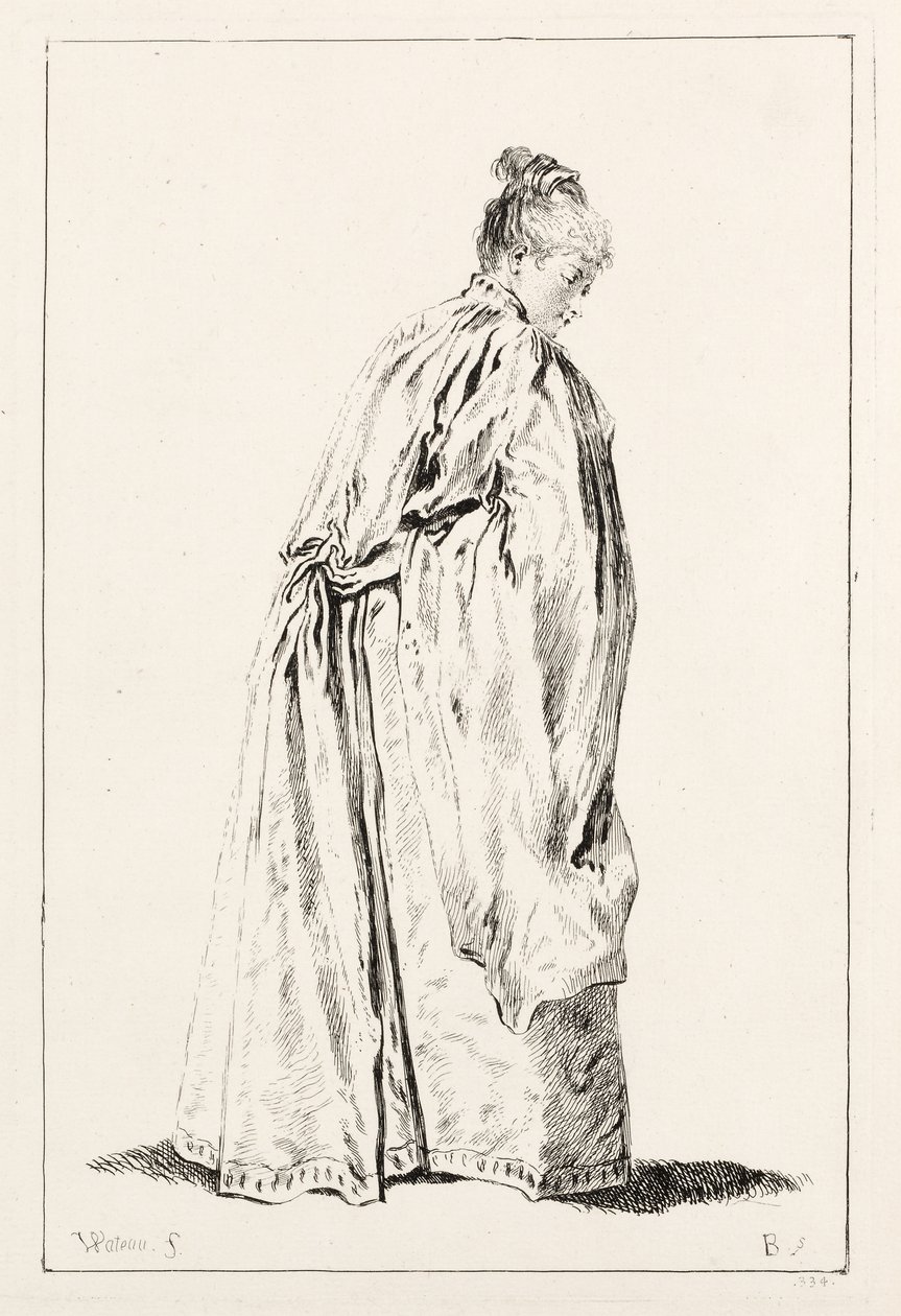 Mujer de Pie de François Boucher