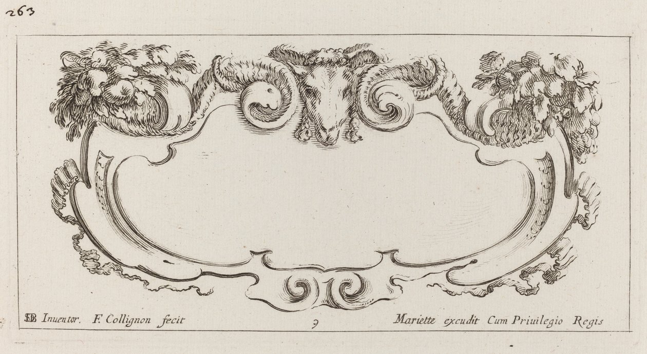 Cartucho de François Collignon after Stefano Della Bella