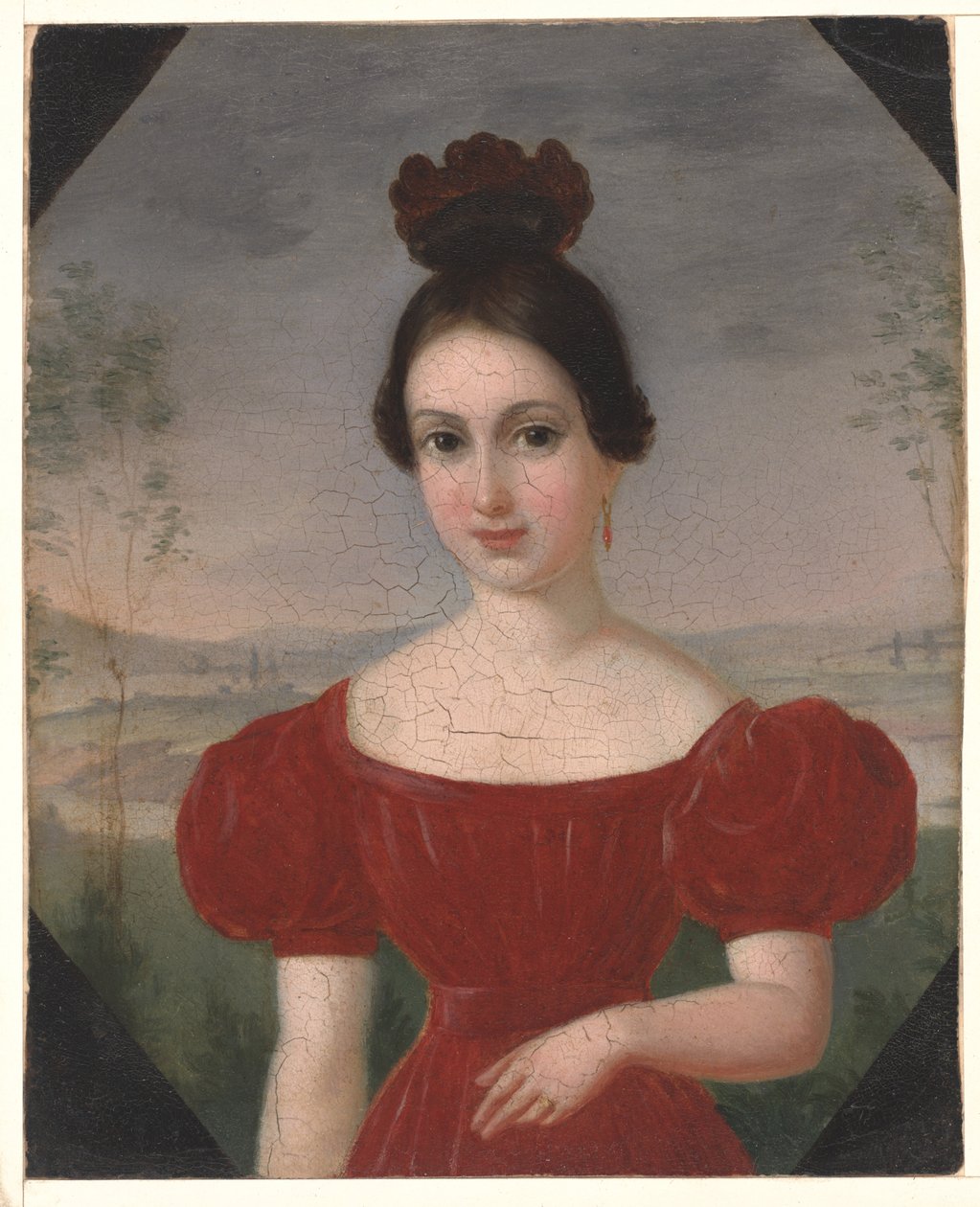Retrato de Marie Louise Tétu, Madame François Fleischbein de François Fleischbein
