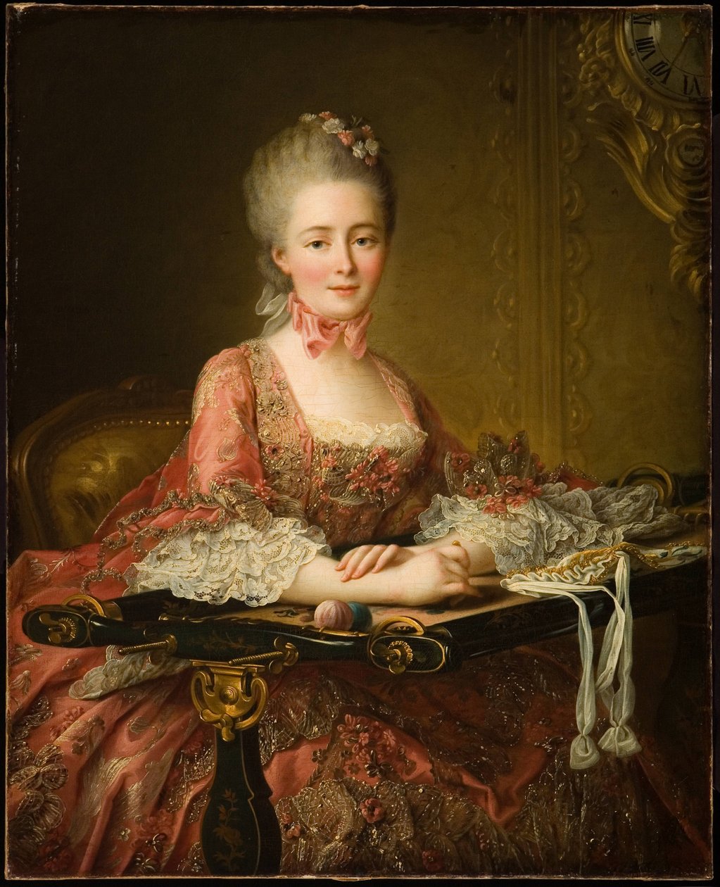 Marquesa de Caumont La Force de Francois Hubert Drouais
