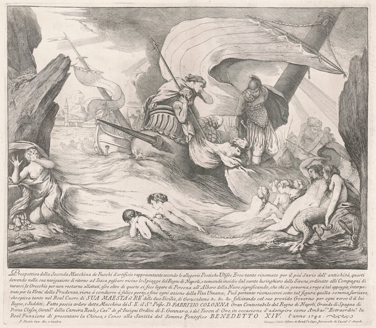 La Segunda Macchina para la Chinea de 1742: Ulises y las Sirenas de François Hutin