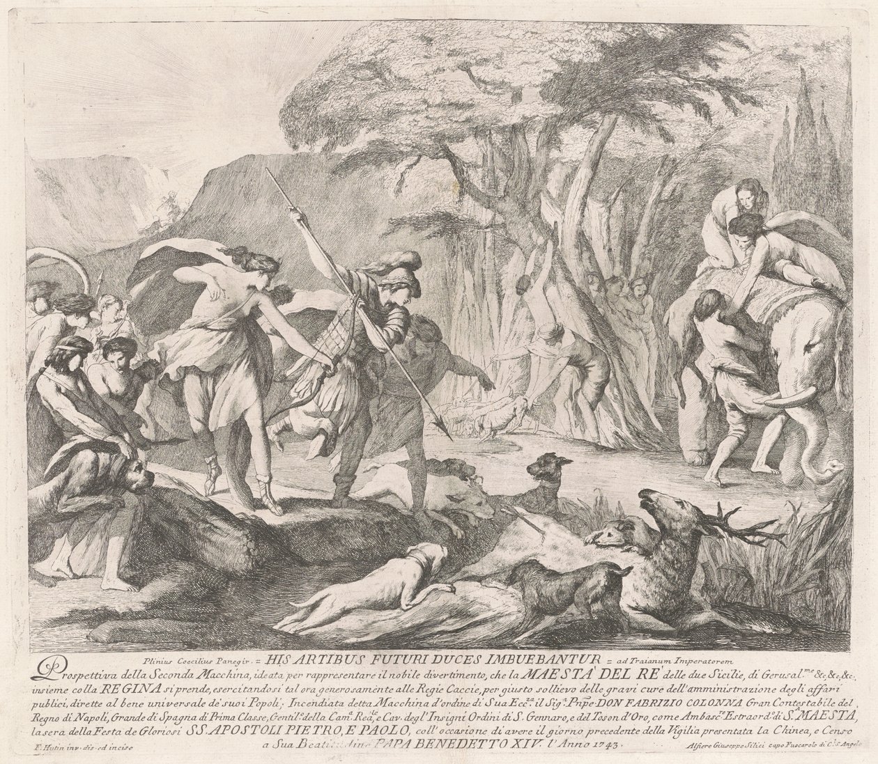La Segunda Máquina para la Chinea de 1743: La caza real de François Hutin