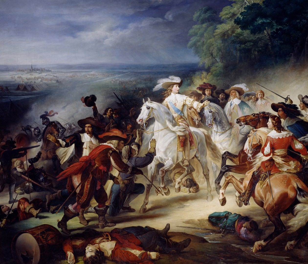 Batalla de Rocroi, 19 de mayo de 1643, 1834 de François Joseph Heim
