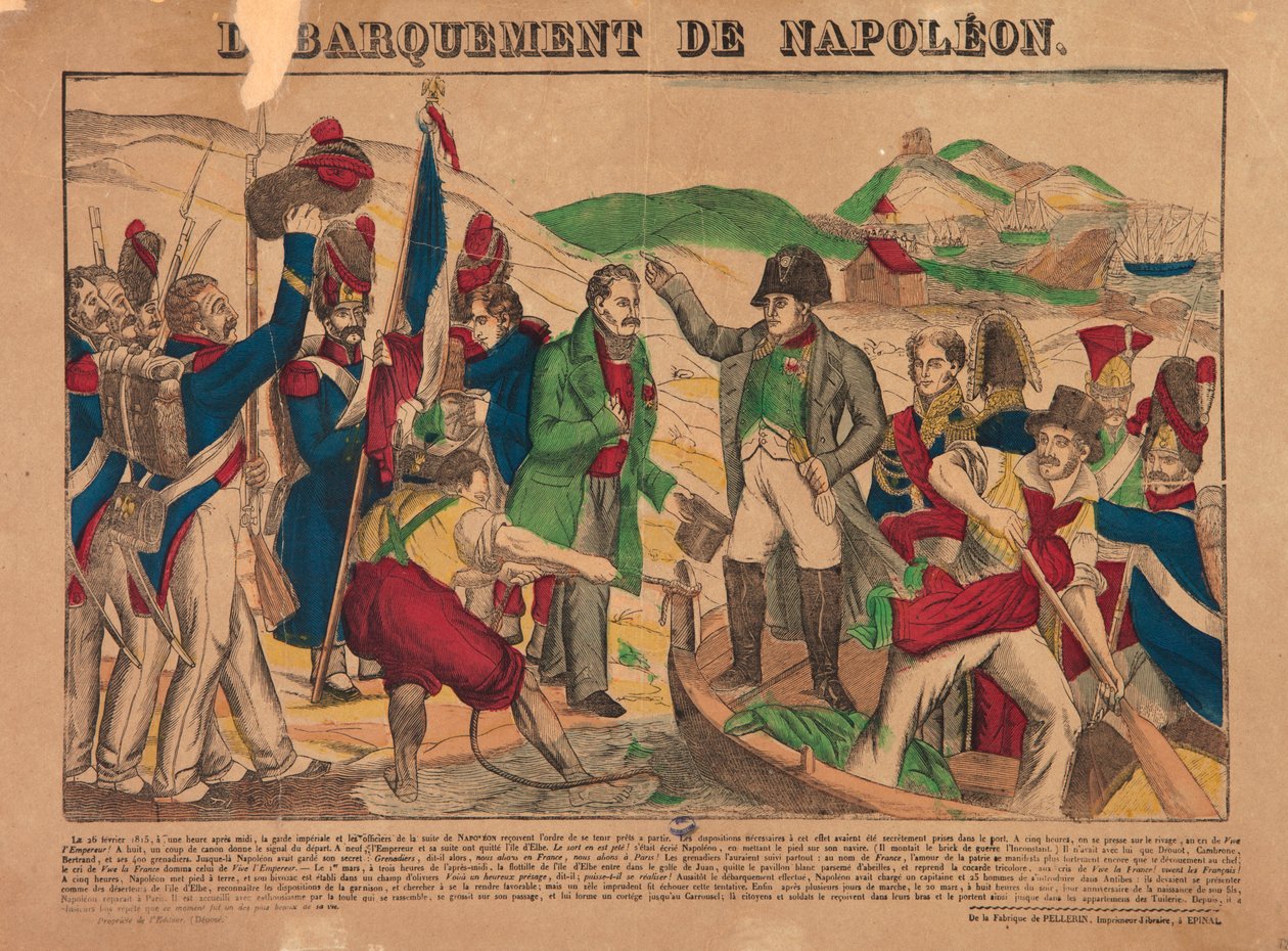 Desembarco de Napoleón, 1835 de François Joseph Heim