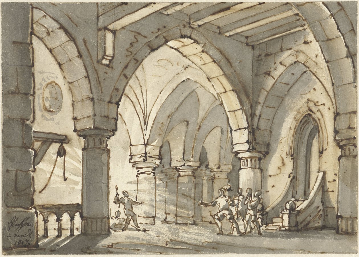 Escena de la obra Don Luis de Vargas de François Joseph Pfeiffer (II)