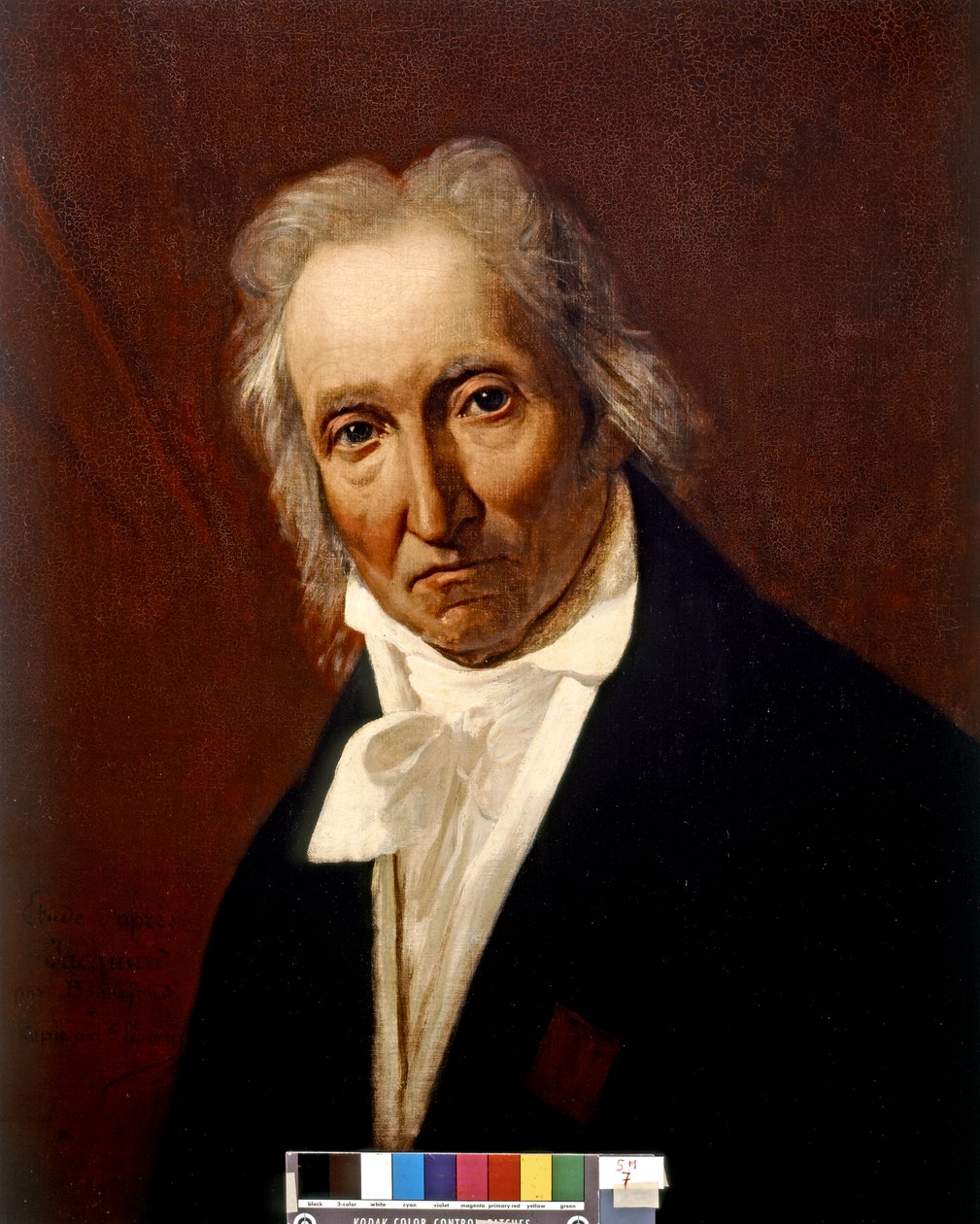 Retrato de Joseph-Marie Jacquard (óleo sobre lienzo) de François Lépagnez