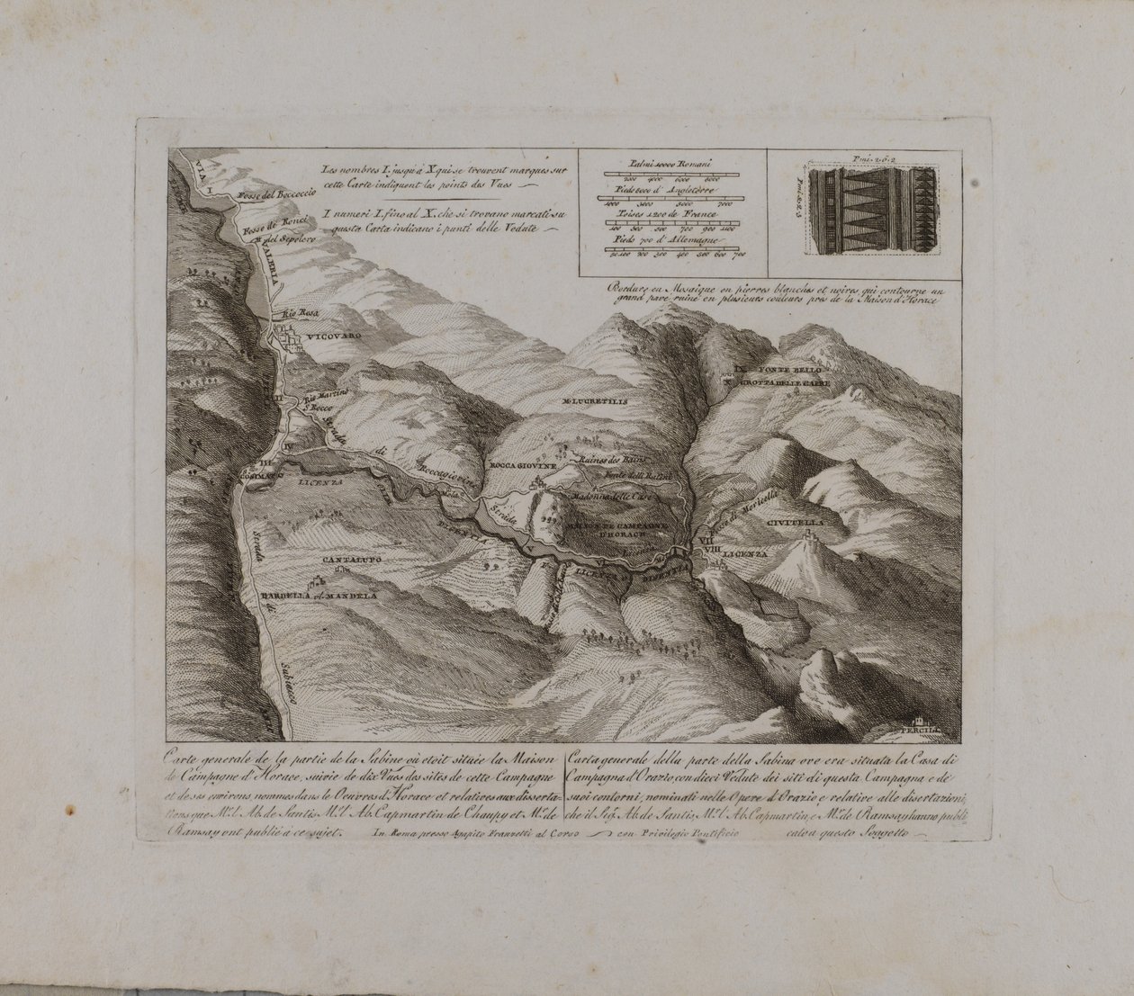 Mapa general de la región de Sabine de François Morel