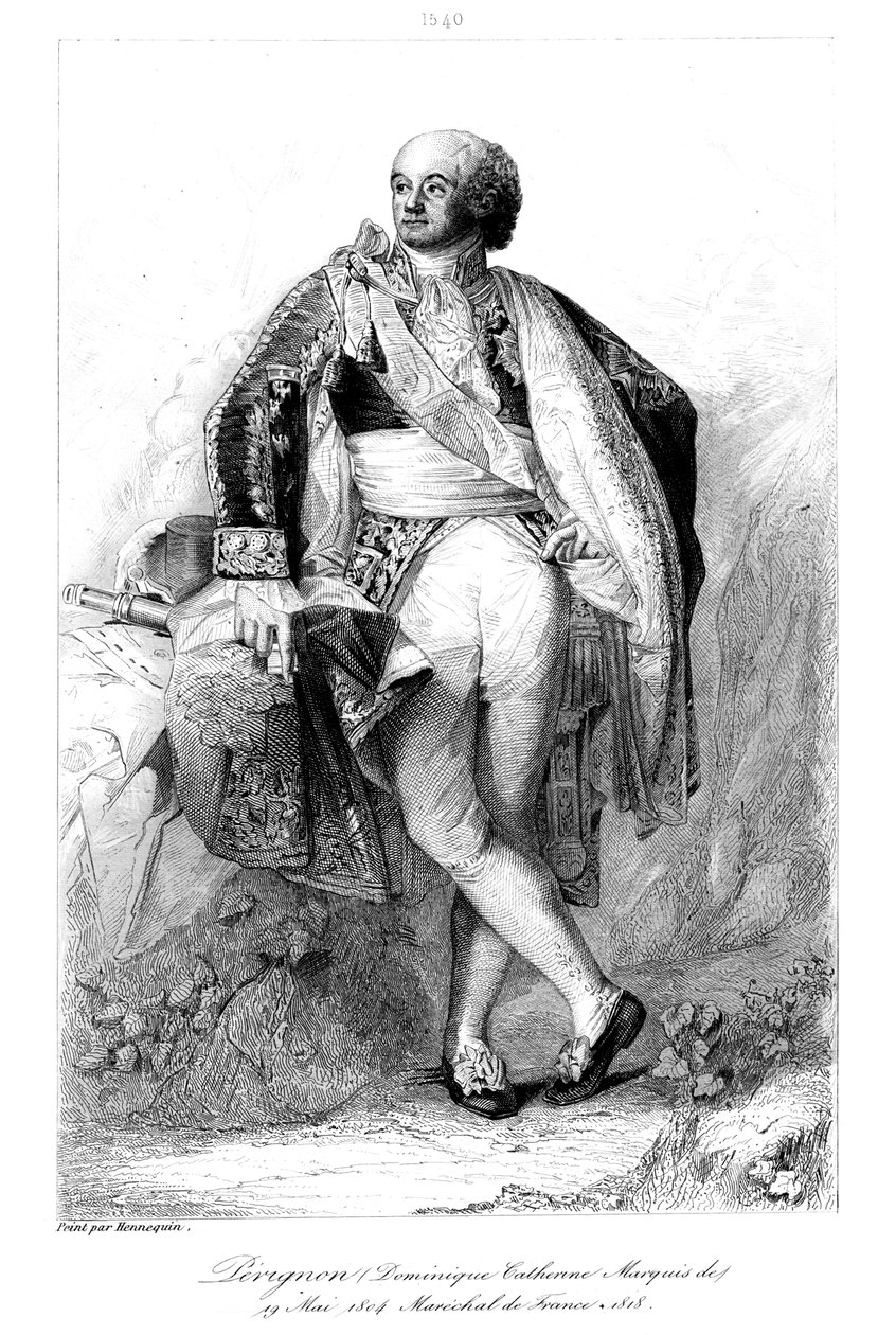 Dominique Catherine Perignon, Marqués de Granada y Mariscal de Francia de François Pigeot