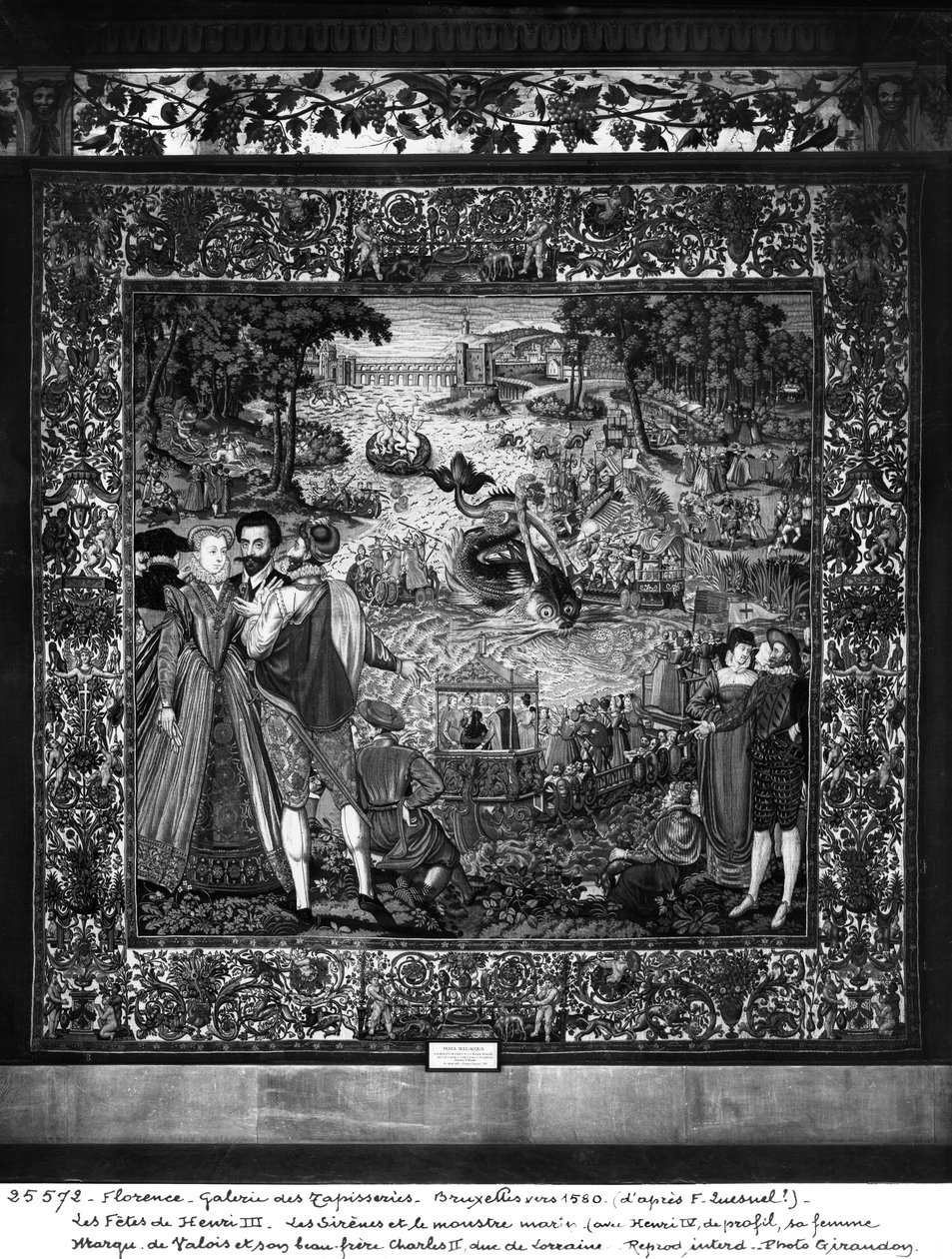 Festivales de Enrique III (1553-1610) Taller de Bruselas, c.1580 de François Quesnel
