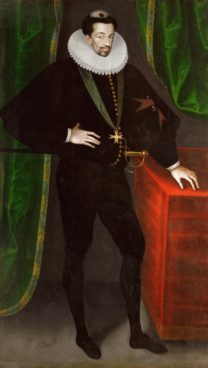 Retrato de Enrique III de Francia, Rey de Polonia y Gran Duque de Lituania de François Quesnel