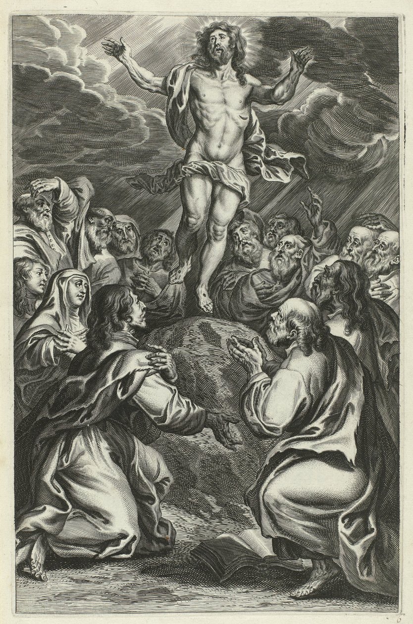 Ascensión de Cristo Vida de Cristo (título de la serie) de François Stuerhelt (possibly)