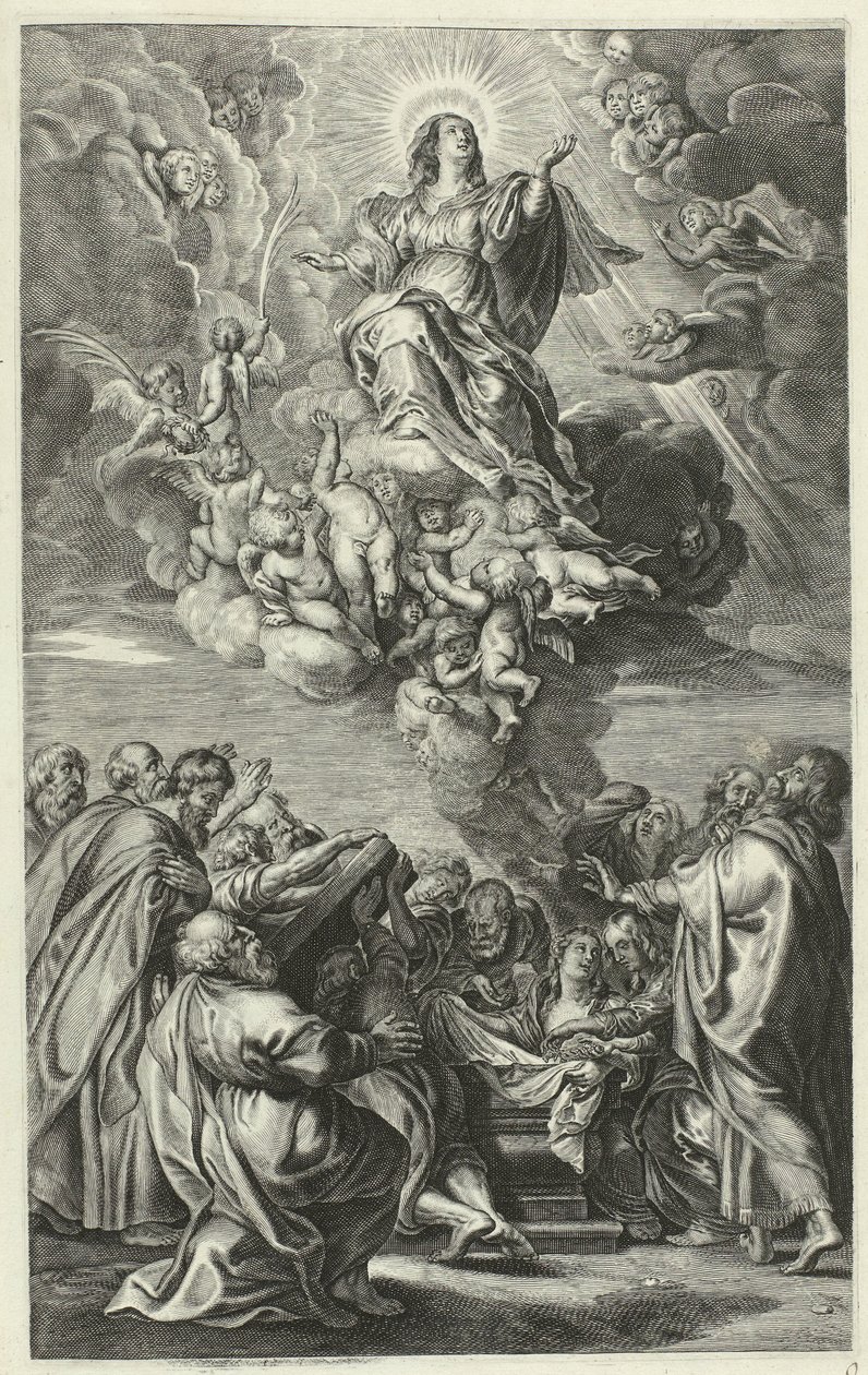 Asunción de María Vida de Cristo (título de la serie) de François Stuerhelt (possibly)