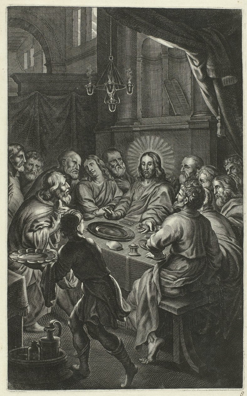 Última cena Vida de Cristo (título de la serie) de François Stuerhelt (possibly)