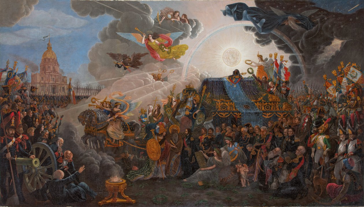 Alegoría del regreso de las cenizas de Napoleón, 1840 de François Trichot