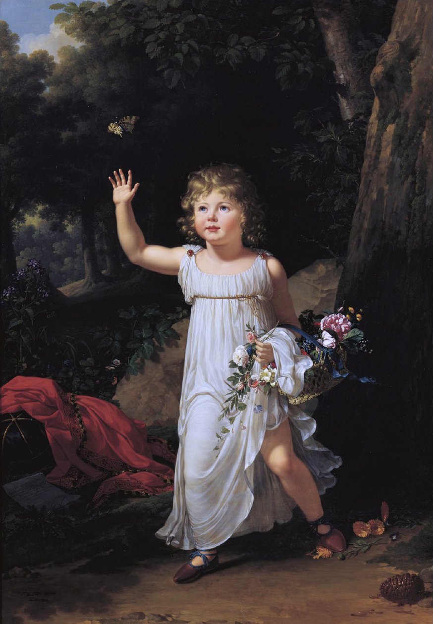 Francés: Portrait du jeune Edgar Clarke Portrait du jeune Edgar Clarke de Francois Xavier Fabre