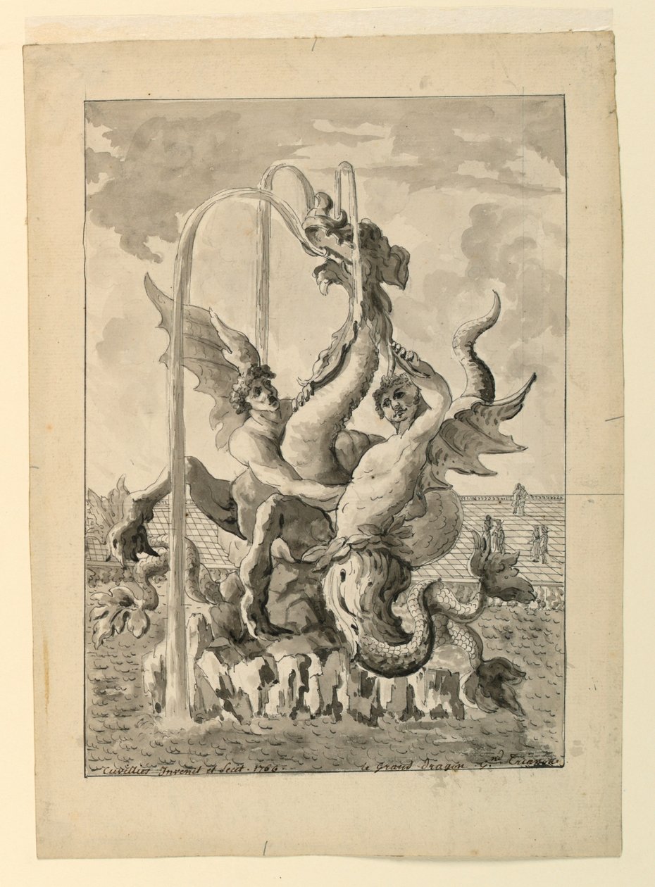 Diseño para el Gran Trianón en Versalles de François de Cuvilliés the Elder