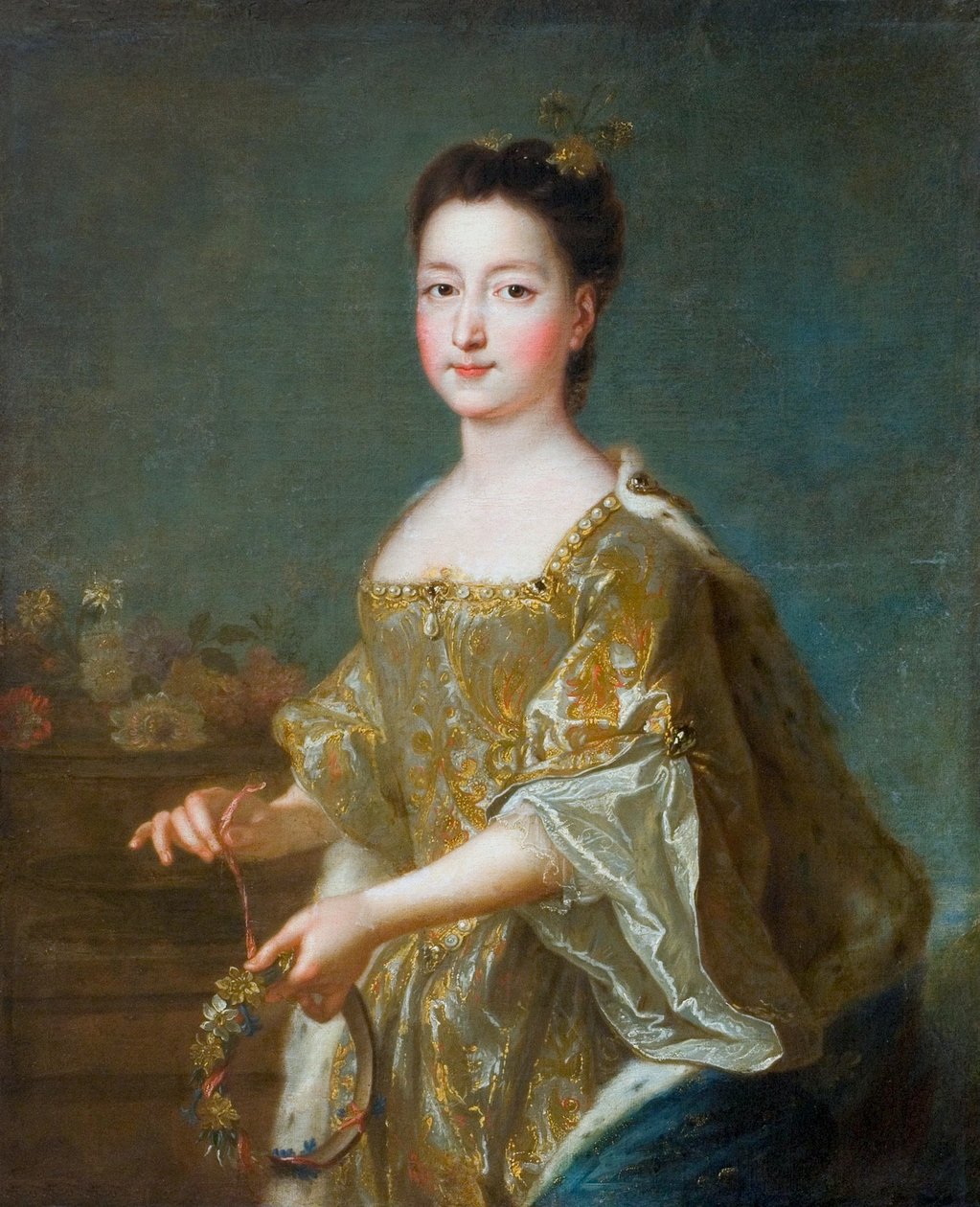 Polaco: Retrato de Teresa Kunegunda Sobieska de novia de Francois de Troy