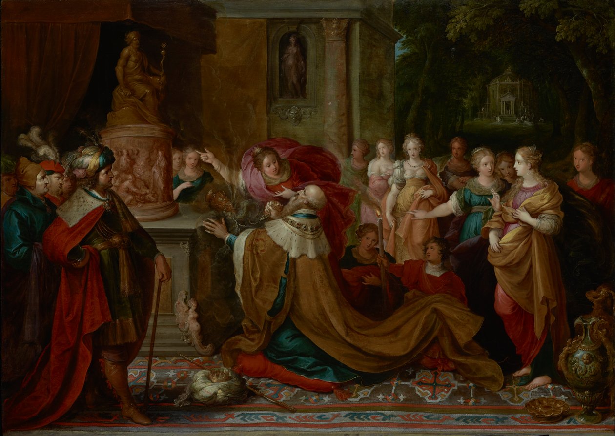 La idolatría de Salomón de Frans Francken the Younger  