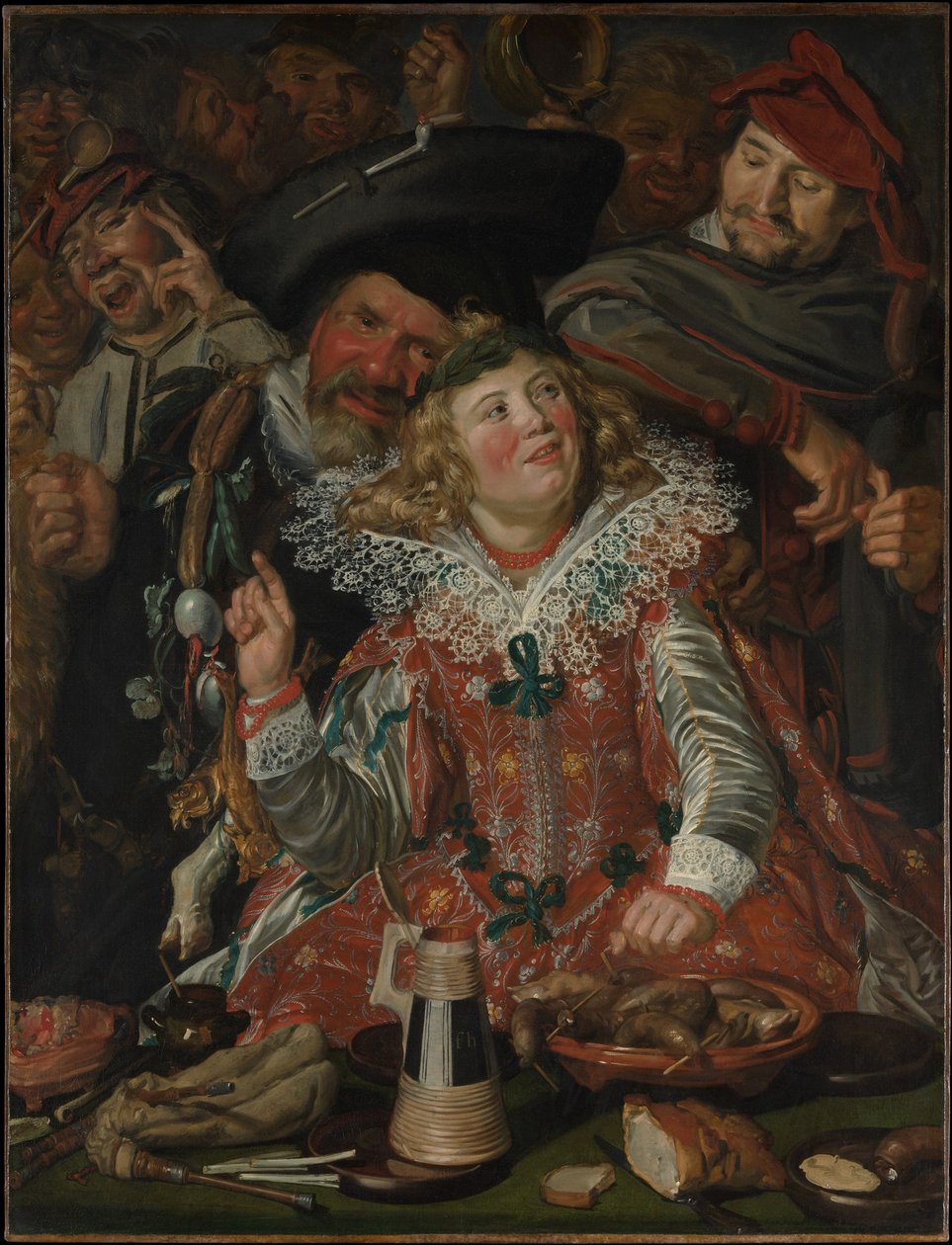 Juerguistas en Carnaval de Frans Hals