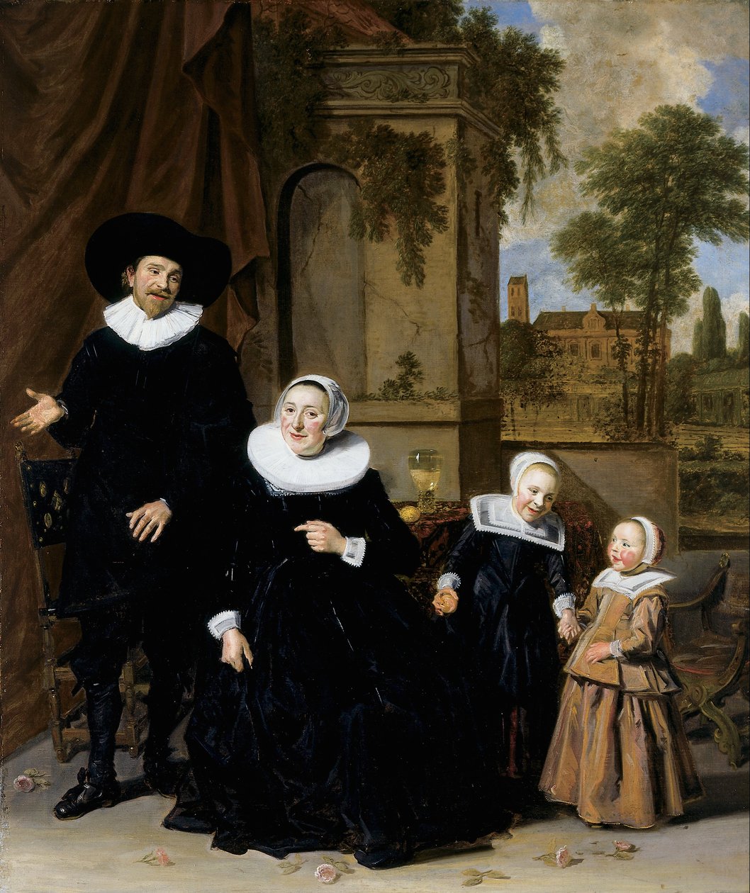 Retrato de una familia holandesa de Frans Hals