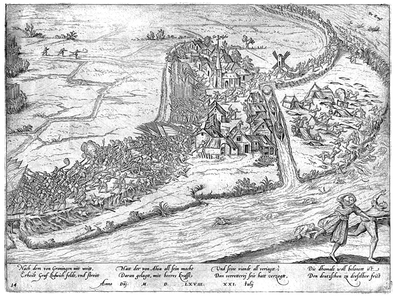Batalla de Jemmingen, 1568 de Frans Hogenberg