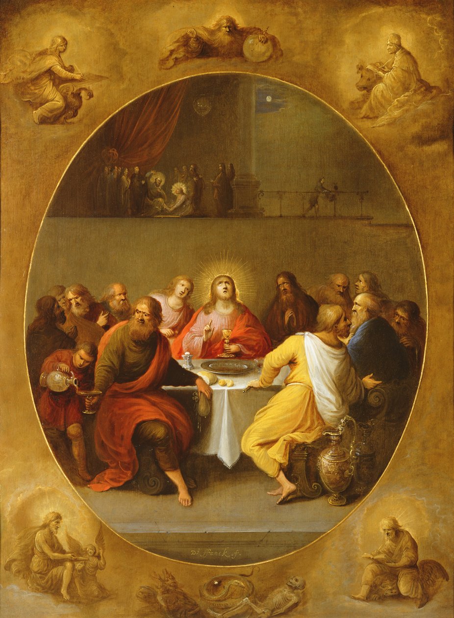 La última cena de Frans II and III Francken