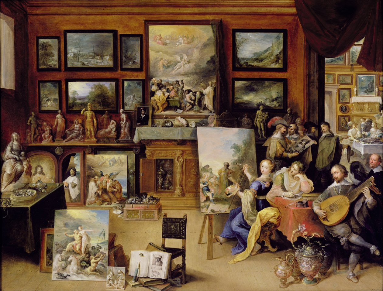Pictura, Poesis y Musica en una Pronkkamer de Frans II Francken the Younger
