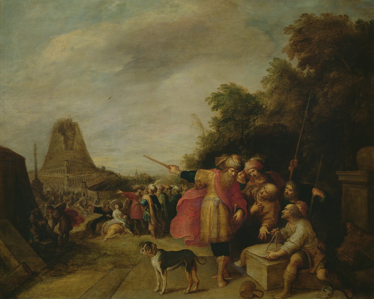 La construcción de la Torre de Babel de Frans II Francken the Younger