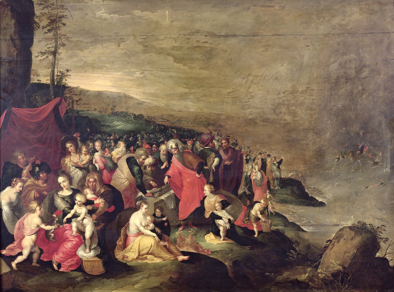 El cruce del Mar Rojo de Frans II Francken the Younger