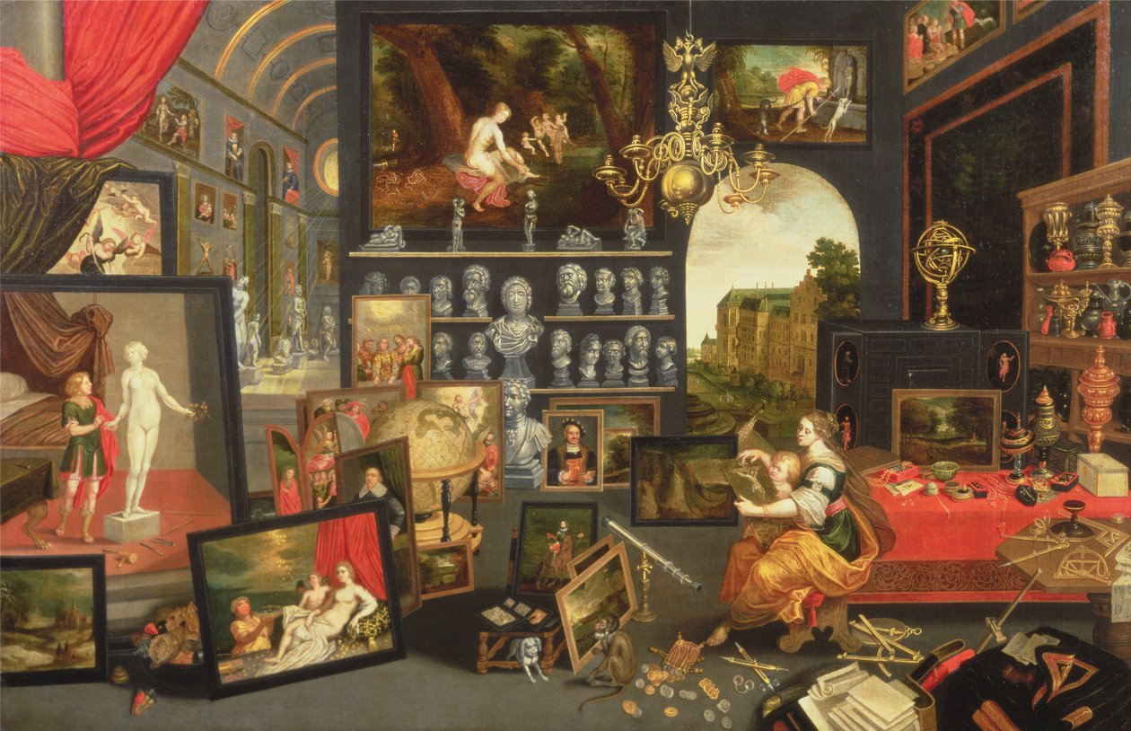 Una alegoría de las artes liberales de Frans III Francken