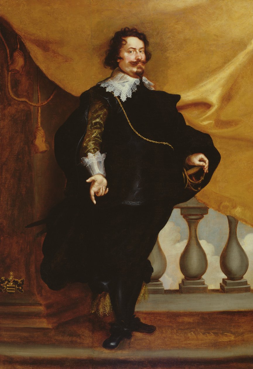 Retrato de un aristócrata de Frans Luyckx or Leux