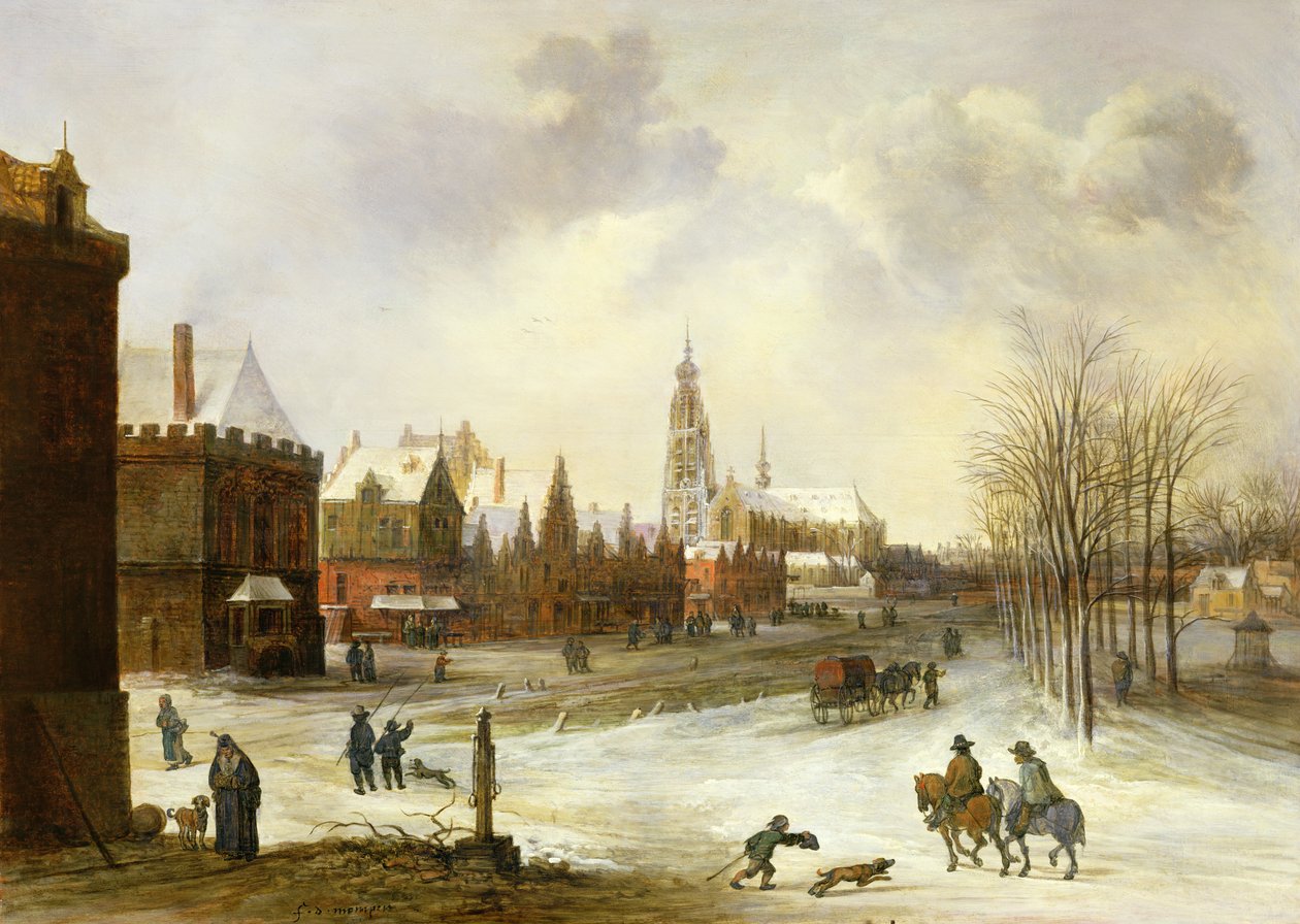 Una vista de Breda de Frans de Momper