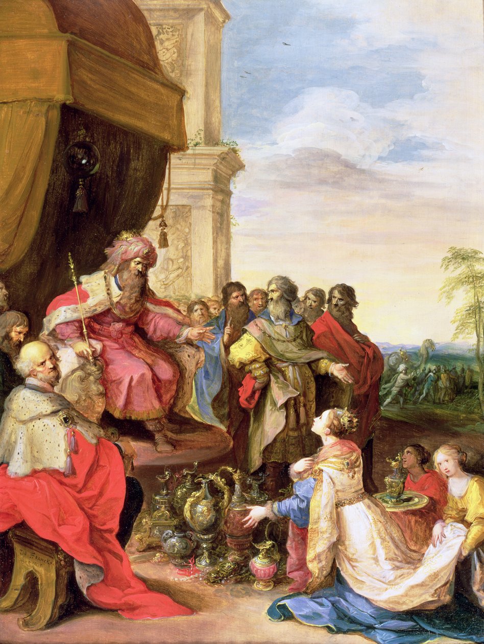Salomón y la Reina de Saba de Frans the Elder Francken