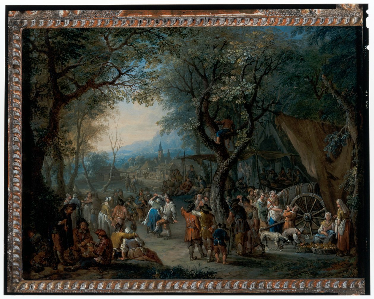 Feria del pueblo de Frans Christoph Janneck