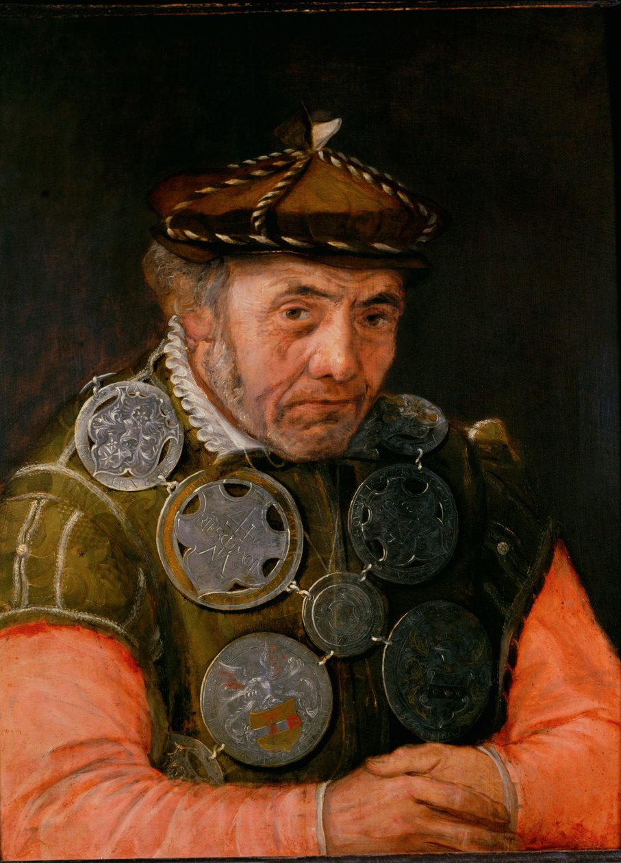Mensajero de la cámara o gremio de retóricos ... de Frans Floris