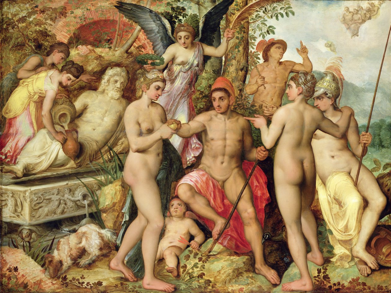 El juicio de Paris de Frans Floris