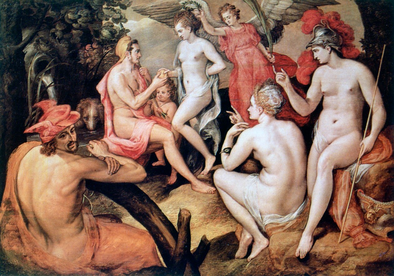 El juicio de Paris de Frans Floris