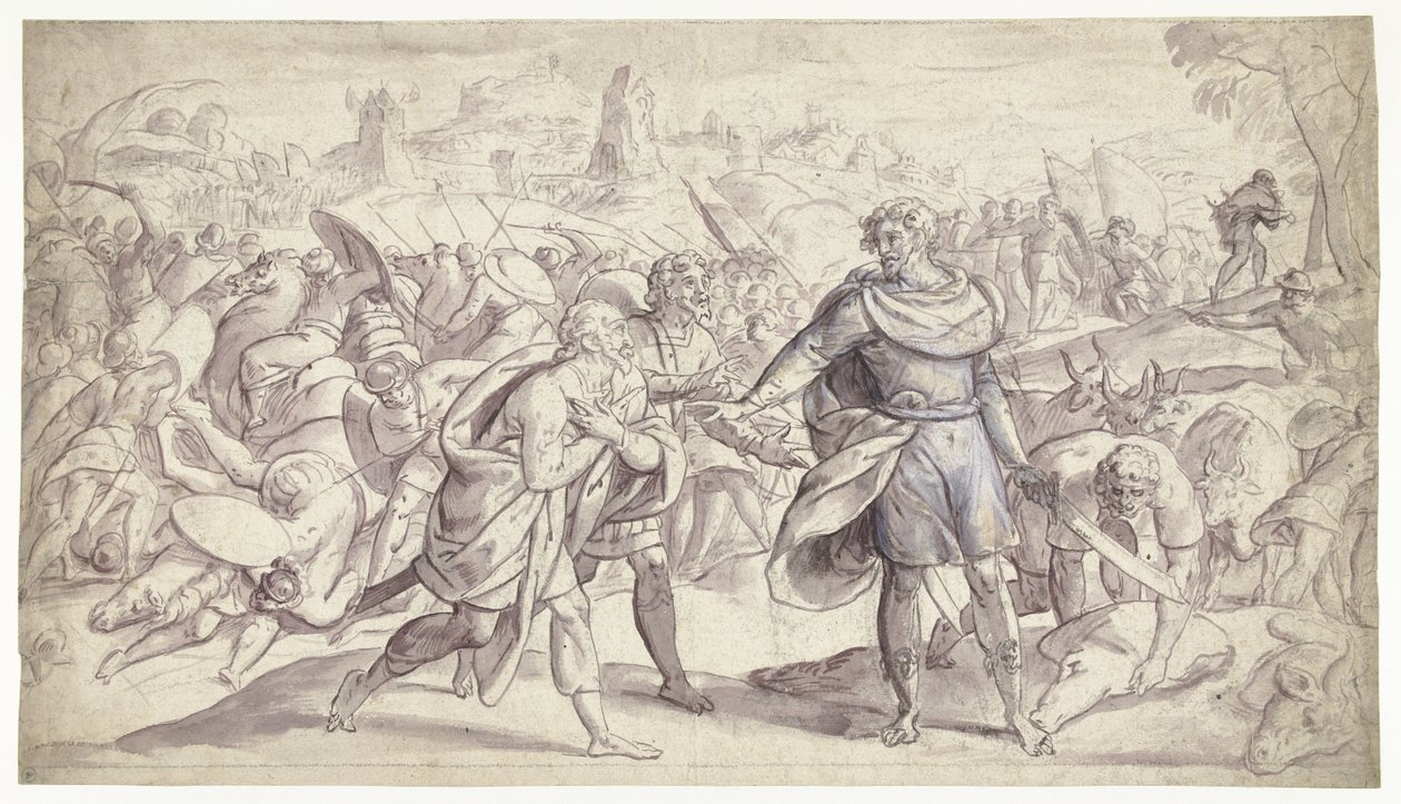 Josué envía mensajeros a Hai
Historia de Josué (título de la serie) de Frans Francken (I)