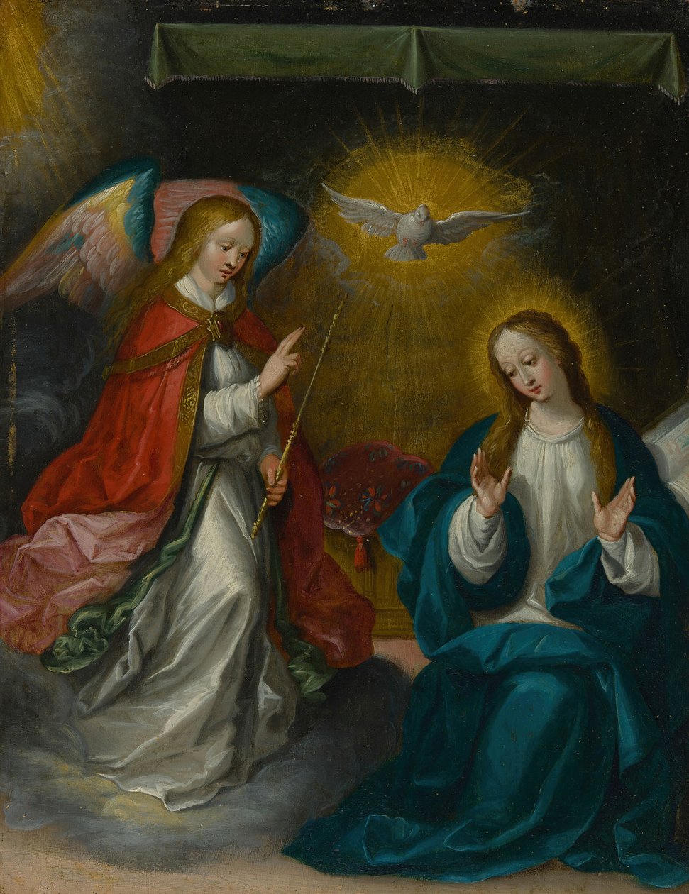 La Anunciación, c. 1620 de Frans Francken II