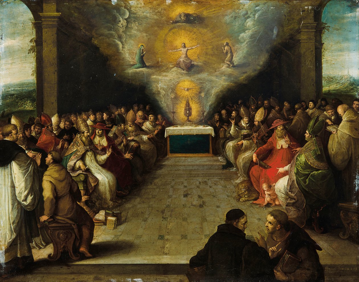 Disputa del Santísimo Sacramento de Frans Francken the Younger