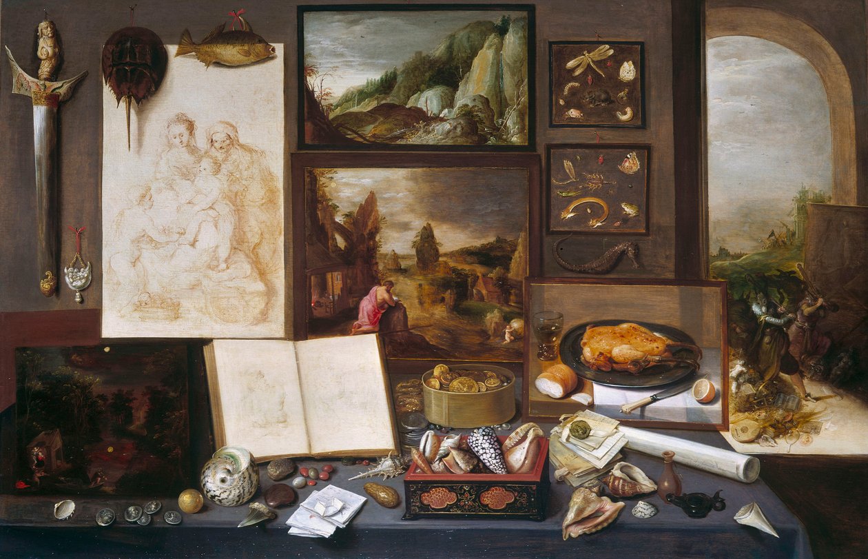 El gabinete de un coleccionista de Frans Francken the Younger