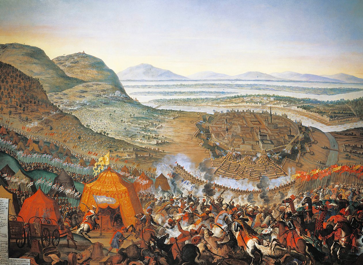 Austria, Viena, Asedio de Viena por los turcos el 16 de julio de Frans Geffels