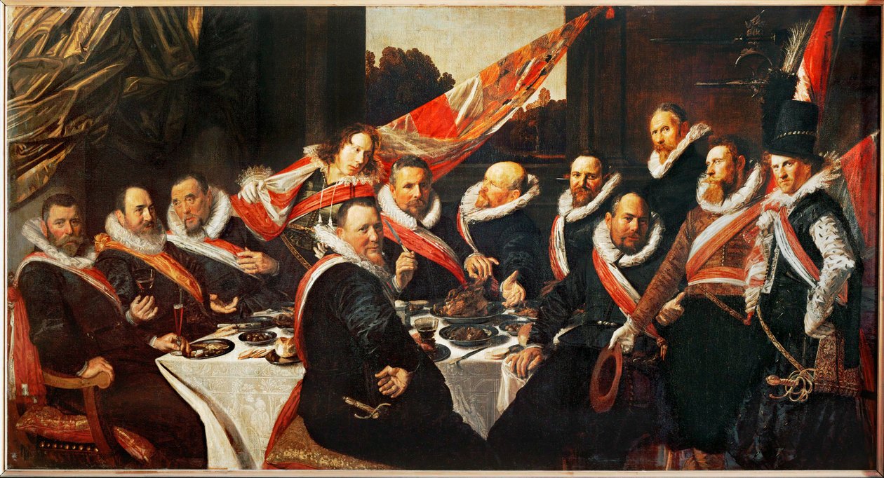 Banquete de los oficiales de Frans Hals
