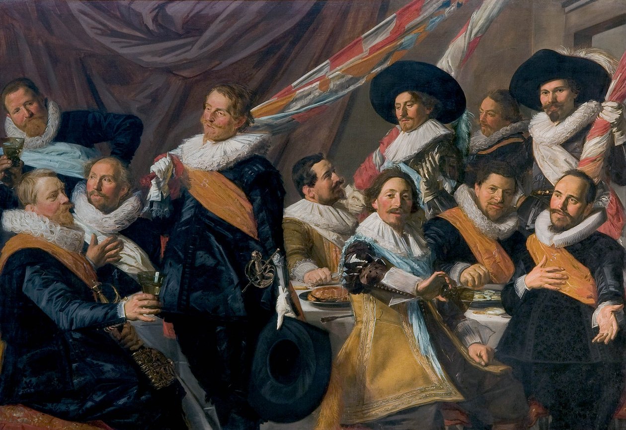 Banquete de los oficiales de la Guardia Cívica de San Jorge de Frans Hals