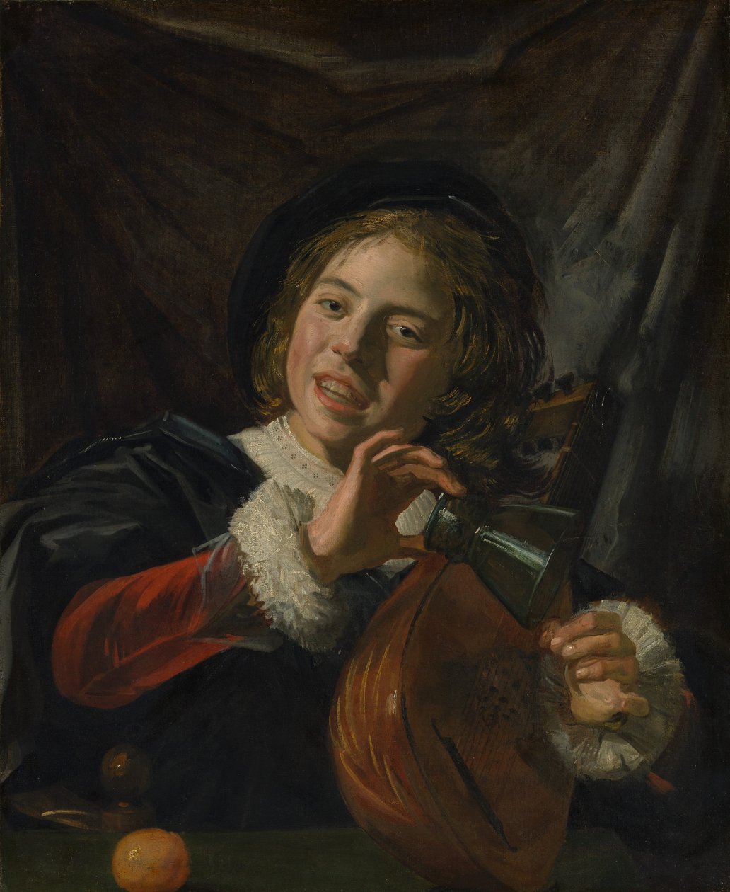 Niño con un laúd, ca. 1625 de Frans Hals