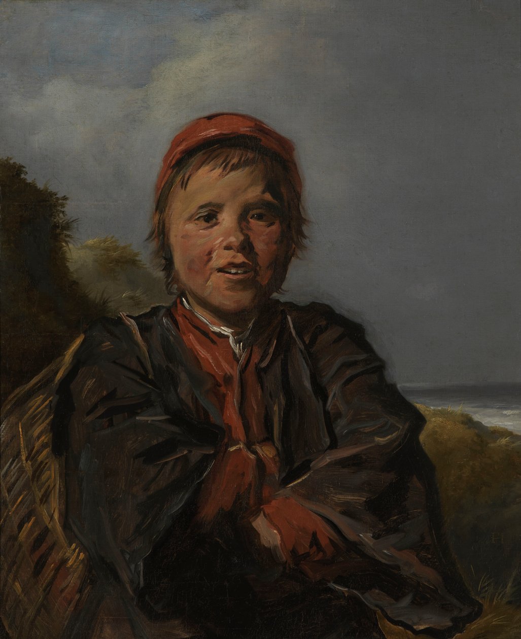 Pescador (óleo sobre lienzo) de Frans Hals