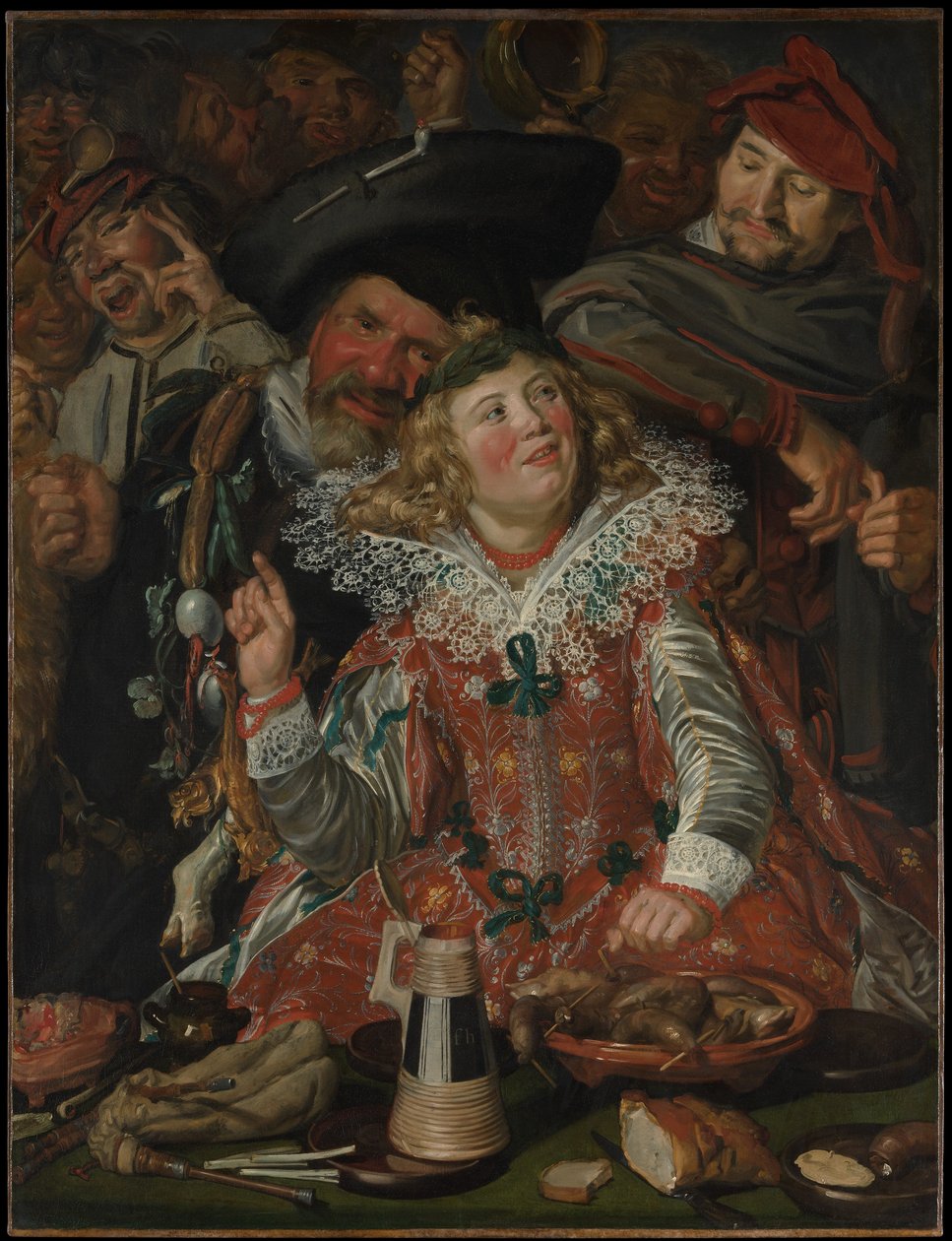 Juerguistas en carnaval de Frans Hals