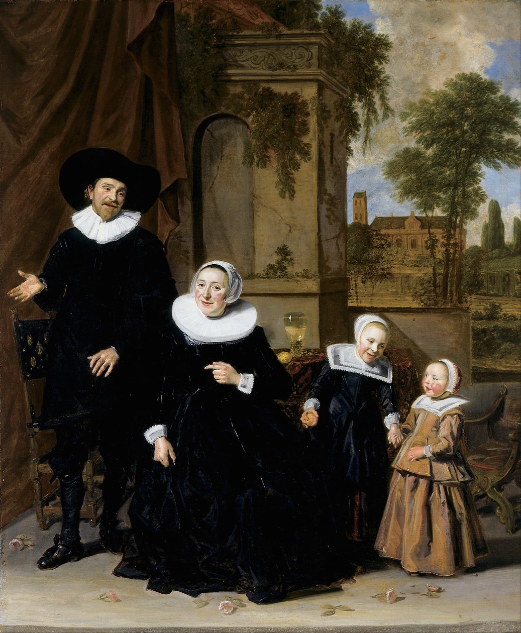 Retrato de una familia holandesa de Frans Hals