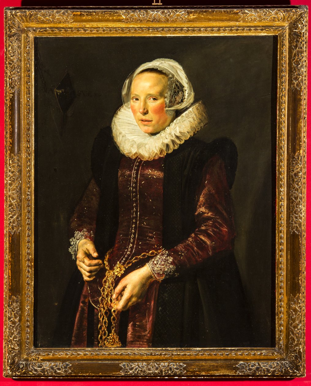 Retrato de una mujer, c.1611 de Frans Hals